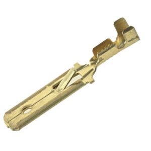 Flachstecker 6,3mm, 0,5-1mm², mit Rastnase