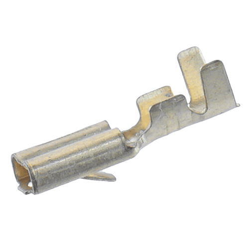 Flachsteckhülse, 2,8mm, 0,5-1mm², mit Rastnase