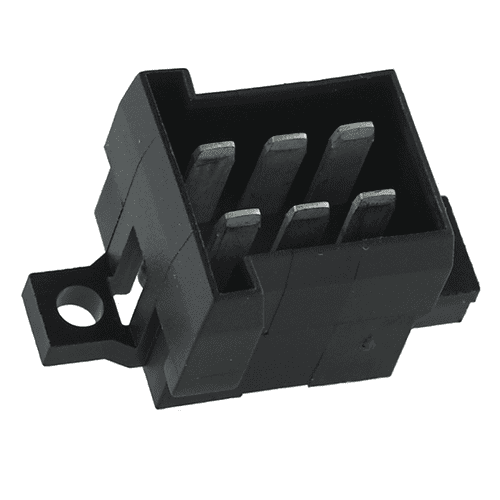 Male Multipoint Connector, 5mm, 6-pole (2x3)