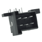 Male Multipoint Connector, angulated, 5mm, 6-pole (2x3)