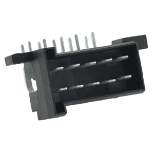Male Multipoint Connector, angulated, 5mm, 10-pole (2x5)
