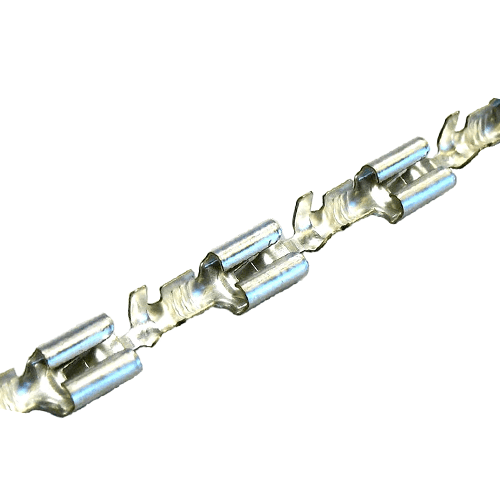 Blade Receptacle, 4.8mm, 0.5-1.5mm², with fixing point and detent, on reel