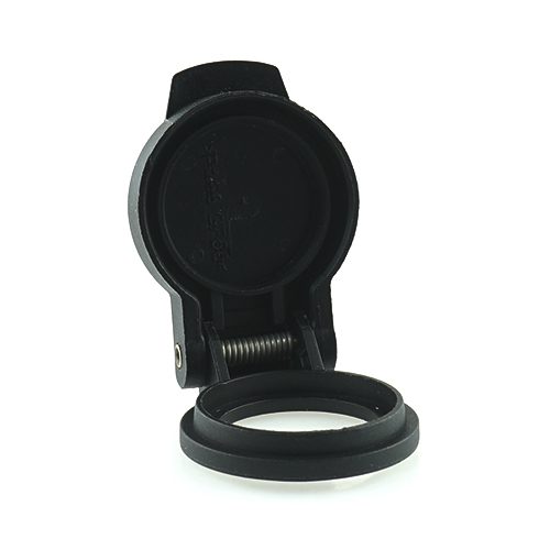Klappdeckel schwarz, für Einbausteckdose nach ISO 4165
