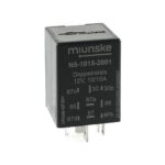 Doppelrelais 12V,  10/15A, 2Wechsler mit Diode getrennt schaltbar