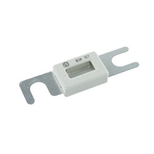 Strip Fuse 60mm, 63A, with ceramic housing