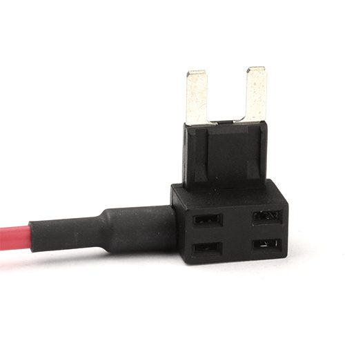 Erweiterungs-Sicherungshalter MiniVal, Anschlussleitung mit Stoßverbinder, bis 2x10A