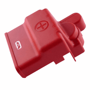 Batterieklemmabdeckung "+", rot