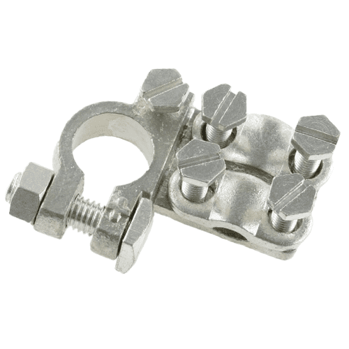 Battery Clamp "+", screw terminal for 50-120mm² twin