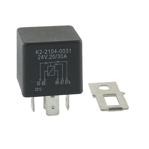 Mini Relay 24V, 20/30A, changeover contact
