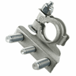 Battery Clamp “+”, brass tin plated, bolts M8-M6-M8
