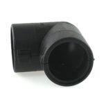 Wellrohr-Verbinder NW 23-23, 90°, schwarz