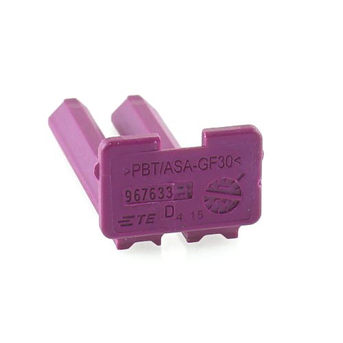 Secondary lock for junior timer housing, 15-way, purple