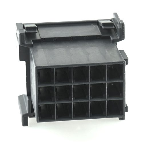 Junior Power Timer pin housing, 15-way (3x5), grey, coding A