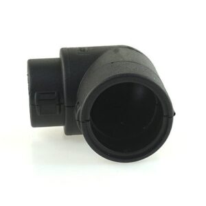 Wellrohr-Verbinder NW 23-17, 90°-Winkel, schwarz