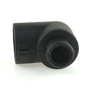 Wellrohr-Verbinder NW 23-13, 90°-Winkel, schwarz