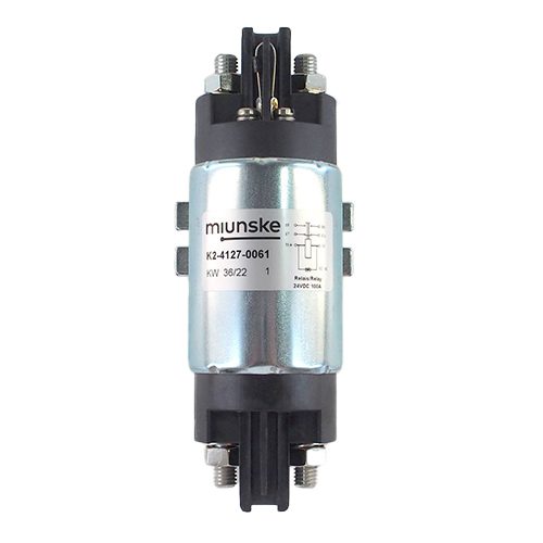 Power-Relay 24V, 100A (800A-1sec.), changeover contact, with diode