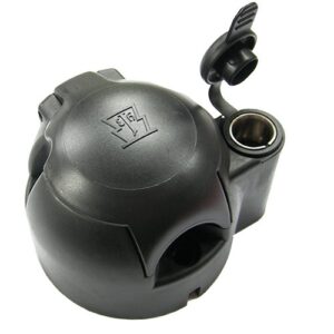 Socket 7-pole, 12V, with additional socket 2-pole (ISO 4165)