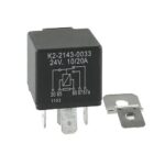 Mini-Relais 24V, 10/20A, Wechsler, mit Widerstand