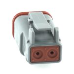Socket Plug 2way, DT06-series, grey