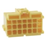 JPT housing, 21-pole (3×7), coding A, yellow