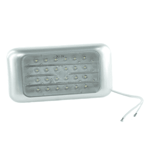 LED-Aufbaustrahler 116mmx60mmx16mm, 12V, verchromter Rahmen