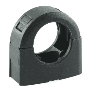 Befestigungsschelle für Wellrohr NW13, Befestigungsloch Ø 5mm, Kunststoff