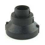 Inline Rundverteiler NW17 für Verteilerscheibe, schwarz