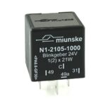 Blinkgeber 24V, 1(2) x 21W + 0…5W, vollelektronisch, mit C-Ausgang