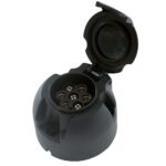 Steckdose 12V, 7-polig, ISO 1724- Typ N, Flachsteckanschluss