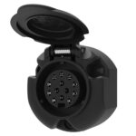 Economy Steckdose 13-polig, 12V, Schraubkontakte, mit Abschaltkontakt für Nebelschlussleuchte