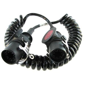 Wendelleitung 24 V, 7-polig, ABS, EBS, ADR, Länge 3 m (max. 4,5 m)