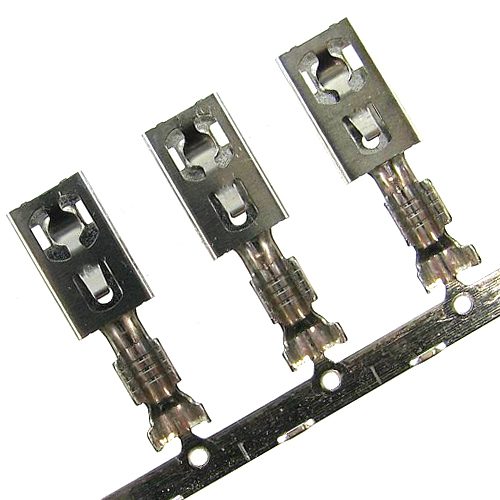 Flachsteckhülse F480E, 4,8mm, 1,5-2,5mm², Spule