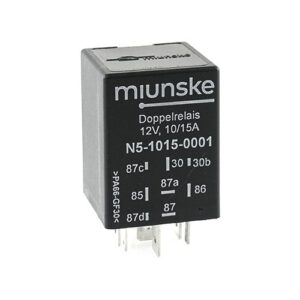 Doppelrelais 12V, 10/15A, 2Wechsler mit Diode