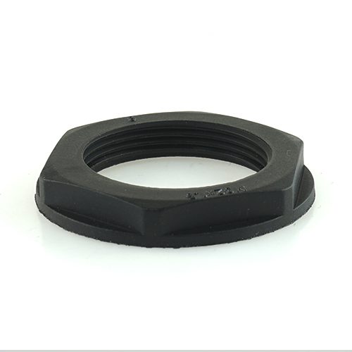 conduit lock nut M32, black