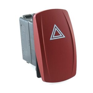 Multi Circuit Switch, 12V, Contura V, LED 1 red, symbol "hazard warning"