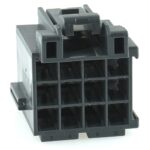 Junior-Power-Timer Buchsengehäuse, 12-polig (3×4), Kodierung A, grau