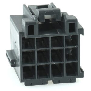 Junior-Power-Timer Buchsengehäuse, 12-polig (3x4), Kodierung A, grau