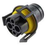 4-poliger Stecker ECU/Pass-Throgh für ISOBUS Steckdose (IBBC-Breakaway Connector) traktorseitig