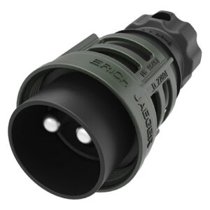 2-pole Military Connector 24V, VG 96917, with metal screw ring, with crimp/soldeRing Terminals for 35mm²