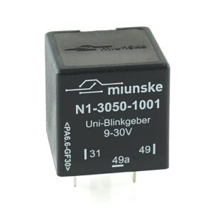 Universalblinkgeber 9V...30V, 60W/12V...120W/24V, vollelektronisch, ohne Start-Stop-Eingang