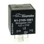 Blinkgeber 24V, 1(2) x 21W + 0…5W, vollelektronisch, mit C-Ausgang, zus. Überspannungsschutz