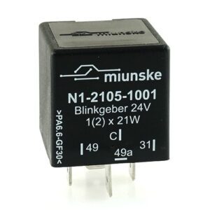 Blinkgeber 24V, 1(2) x 21W + 0...5W, vollelektronisch, mit C-Ausgang, zus. Überspannungsschutz