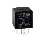 Mini-Relais 12V, 30/40A, Wechsler, mit Diode, vergossen