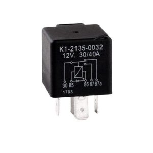 Mini-Relais 12V, 30/40A, Wechsler, mit Diode, vergossen