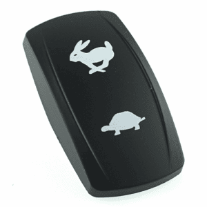 Wippe Contura V, schwarz, Symbol "Hase"/ Symbol "Schildkröte"