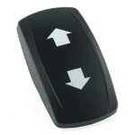 Wippe Contura V, schwarz, Symbol "Fensterhebersteuerung"