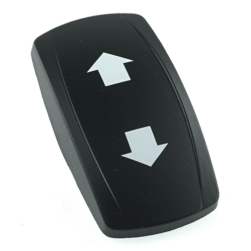 Wippe Contura V, schwarz, Symbol "Fensterhebersteuerung"