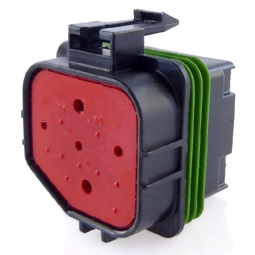 Mini Relay Socket, central plug, 5x6.3mm, sealed