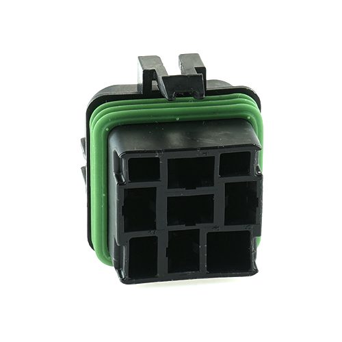 Mini Relay Socket, central plug, 5x6.3mm, sealed