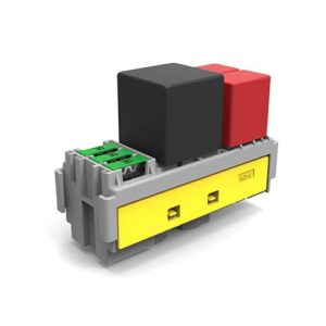 Steckmodul für 1 x Maxi Relais, 2 x Micro Relais und 3 x MAXICOMPACT